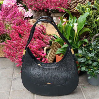 BOLSO BOHO PIEL NEGRO GRANDE