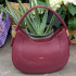 BOLSO BOHO PIEL BURDEOS MEDIANO