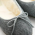 ZAPATILLA BAILARINA FIELTRO GRIS