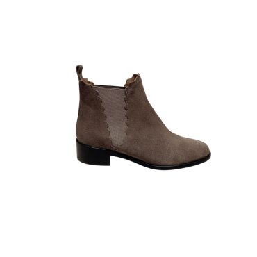 BOTÍN BAJO DE ANTE CON ONDAS TOPO