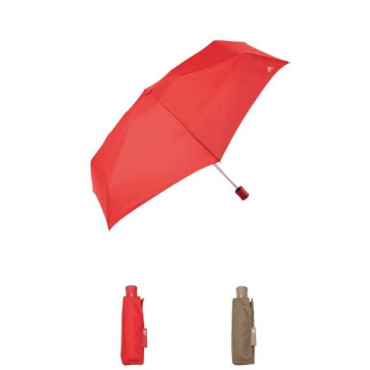 PARAGÜAS PLEGABLE ABRE/CIERRA MINI ROJO