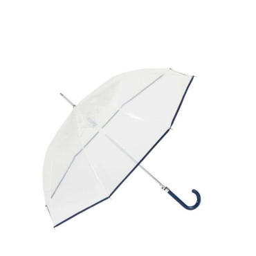 PARAGÜAS LARGO AUTOMÁTICO TRANSPARENTE