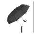 PARAGÜAS PLEGABLE AUTOMÁTICO LISO NEGRO