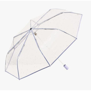 PARAGUAS PLEGABLE TRANSPARENTE