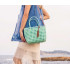 BOLSO POLIESTER TRENZADO VERDE