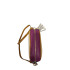 BOLSO DOVETAIL PIEL / RAFIA MORADO