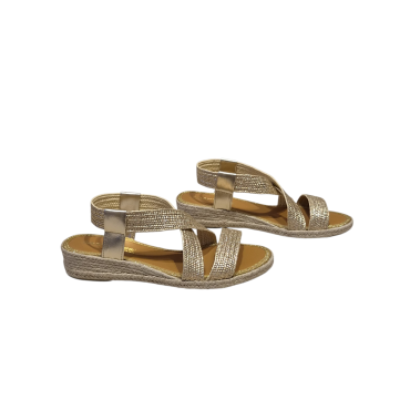 ALPARGATA TIRAS ELASTICAS PLATINO