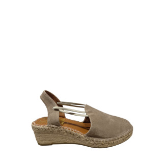 ALPARGATA CUÑA MEDIA ELASTICOS ANTE BEIGE