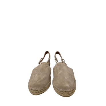 ALPARGATA CUÑA MEDIA ELASTICOS ANTE BEIGE
