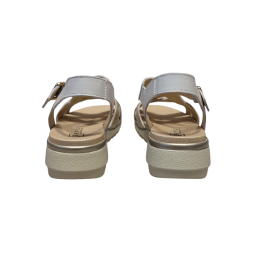 SANDALIA DE TIRAS BLANCO