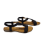 SANDALIA TIRA TRENZA NEGRO