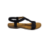 SANDALIA TIRA TRENZA NEGRO