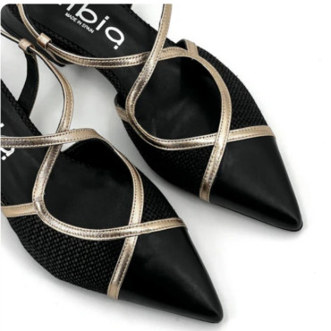 DESTALONADO RAFIA Y PIEL NEGRO