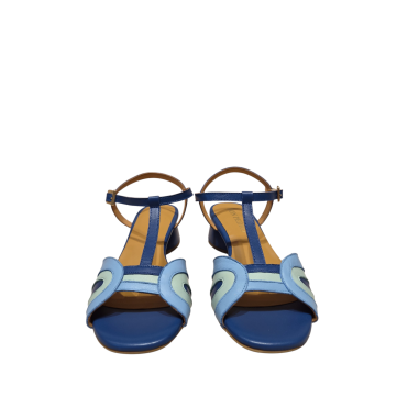SANDALIA TIRAS COLORES TOPACIO