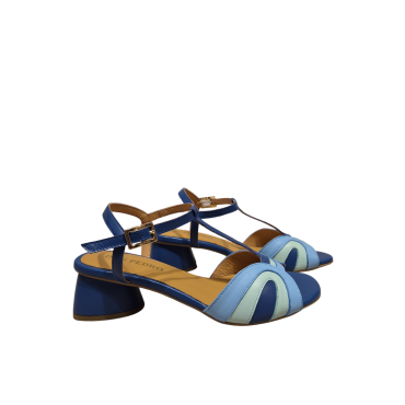 SANDALIA TIRAS COLORES TOPACIO