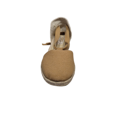 ALPARGATA CON CINTAS CAMEL
