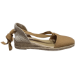 ALPARGATA CON CINTAS CAMEL
