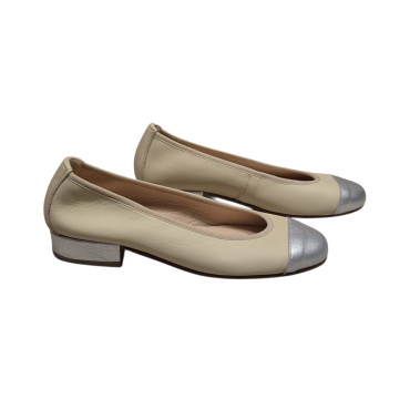 BAILARINA BEIGE - PLATA