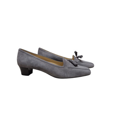 MOCASIN BORLAS ANTE GRIS 1068