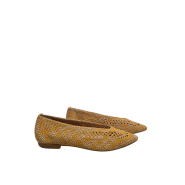 ZAPATO BAJO DE CROCHET MULTIMOSTAZA
