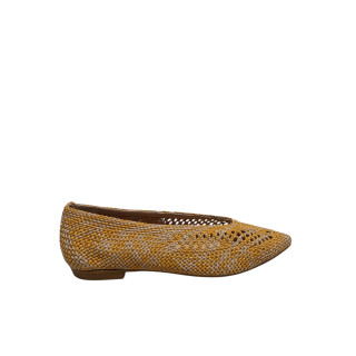 ZAPATO BAJO DE CROCHET MULTIMOSTAZA