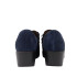 MOCASIN CON CUÑA Y BORLAS ANTE MARINO