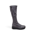 BOTA CUÑA BAJA ANTE GRIS