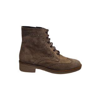 BOTIN CORDONES SERRAJE CUERO
