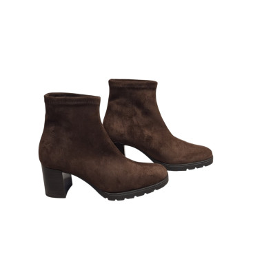BOTIN ANTE ELASTICO TACON MARRON