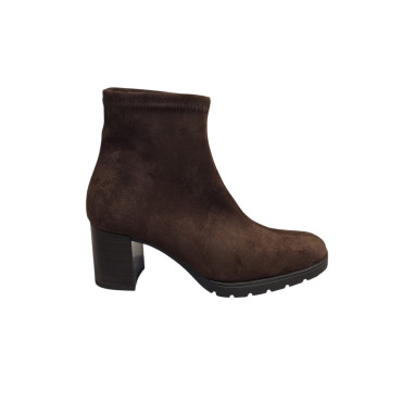 BOTIN ANTE ELASTICO TACON MARRON