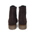 BOTIN CORDONES SERRAJE MARRÓN