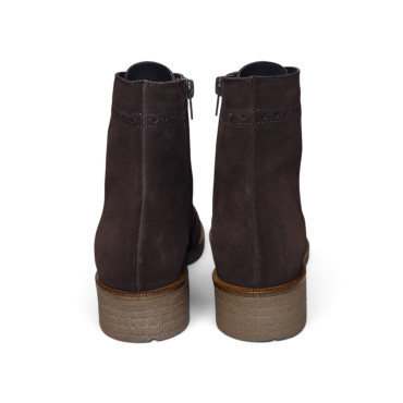 BOTIN CORDONES SERRAJE MARRÓN