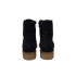 BOTIN CORDONES SERRAJE NEGRO