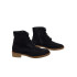 BOTIN CORDONES SERRAJE NEGRO