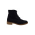 BOTIN CORDONES SERRAJE NEGRO