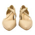 ZAPATO CON TIRAS CRUZADAS BEIGE