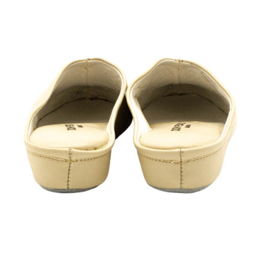 ZAPATILLA CHINELA ESCOTE PICO BEIGE