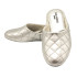 ZAPATILLA CHINELA PIEL PLATA