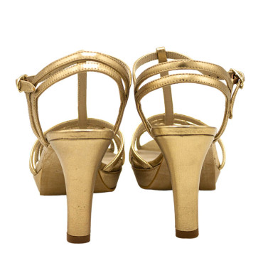 SANDALIA DE FIESTA ORO