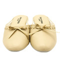 ZAPATILLA CHINELA ADORNO LAZO BEIGE