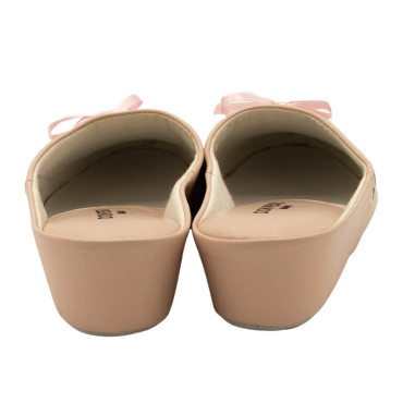 ZAPATILLA CHINELA ADORNO LAZO ROSA