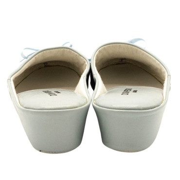 ZAPATILLA CHINELA ADORNO LAZO CELESTE