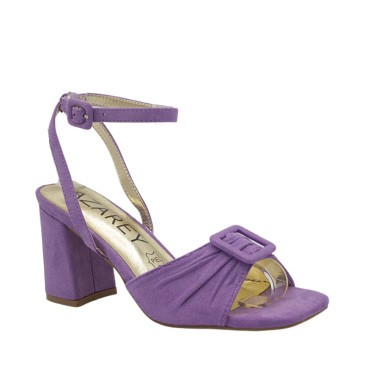 SANDALIA DE VESTIR ANTE  LAVANDA