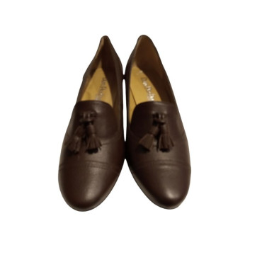 ZAPATO SPORT CON BORLAS MARRON