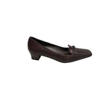 ZAPATO SPORT CON ADORNO PIEL EMPEINE  MARRON