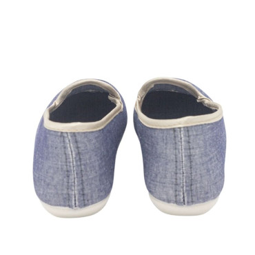 ZAPATILLA DE LONA BORDADO CERRADA MARINO