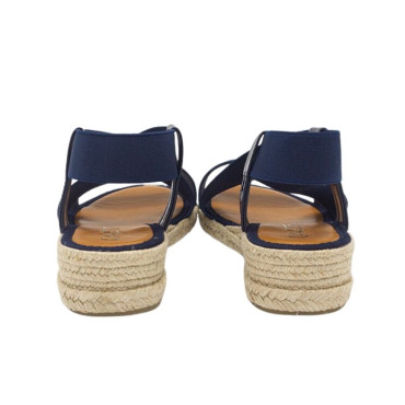 ALPARGATA TIRAS ELASTICAS MARINA