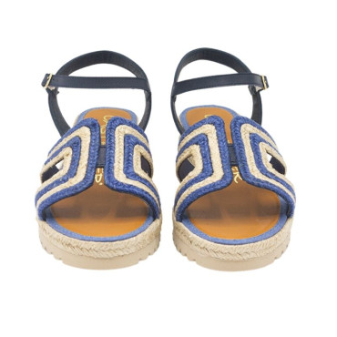 ALPARGATA BICOLOR AZUL