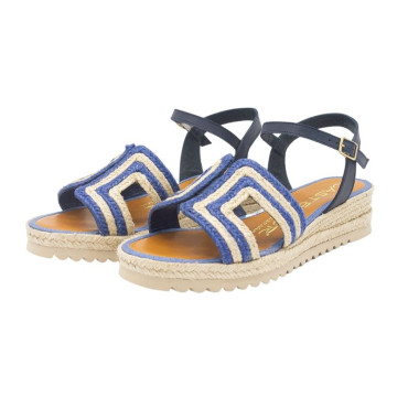 ALPARGATA BICOLOR AZUL