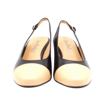 SALÓN DESTALONADO BICOLOR NEGRO